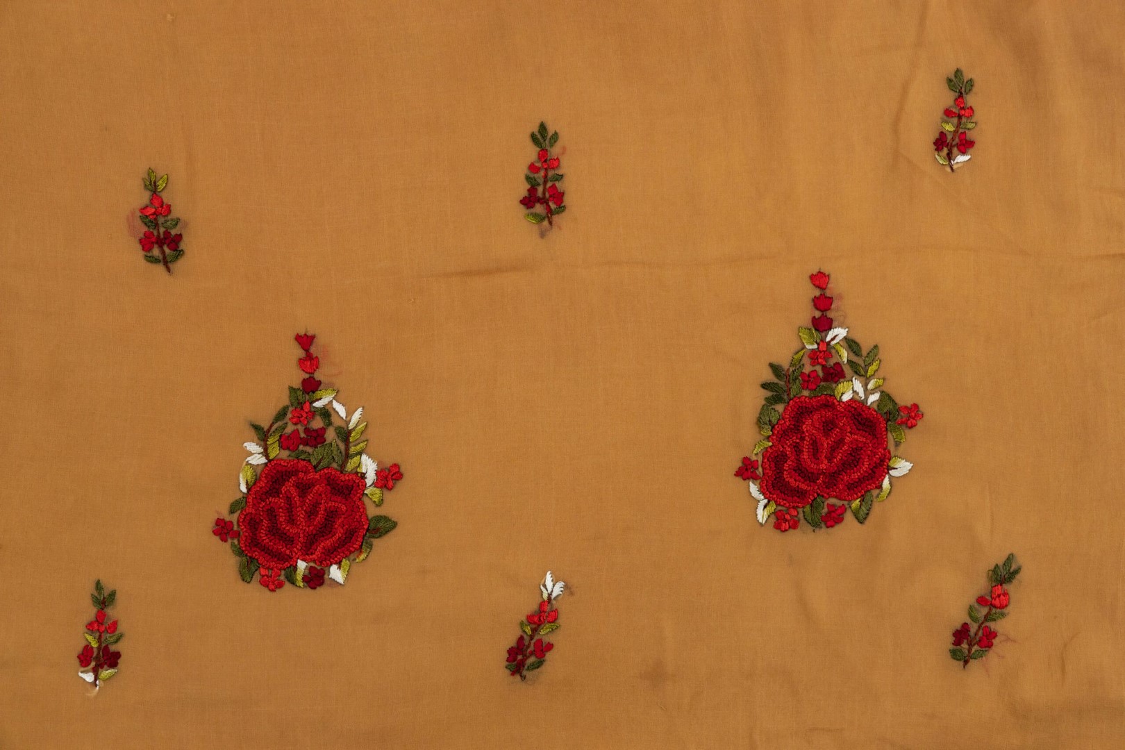 Adrika Hand Embroidered Georgette Unstitched Kurta
