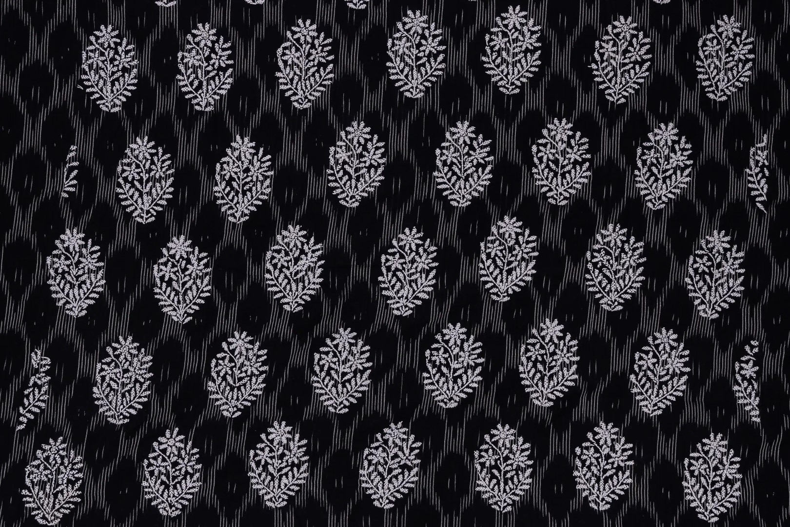 Adrika's Artisanal Lucknow Chikankari Ikkat Unstitched Kurti