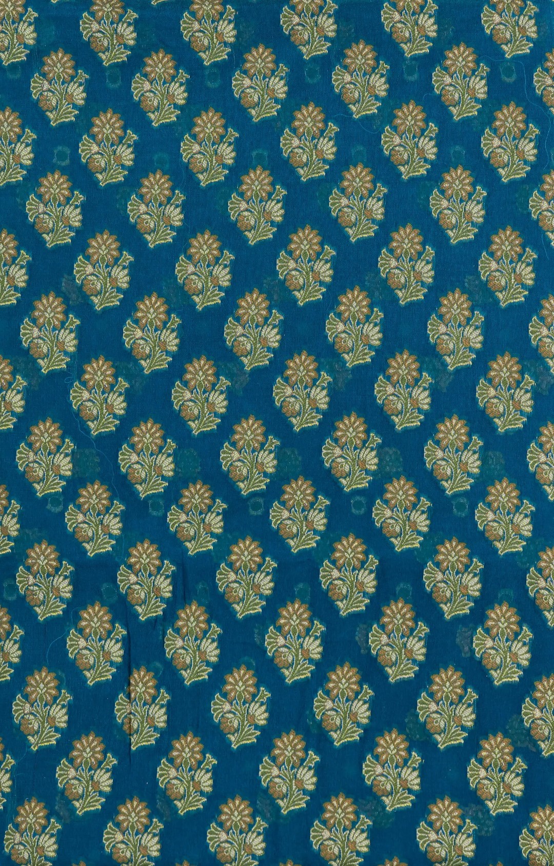 Traditional Banarasi Chiffon Kurti and Dupatta with Meenakari Work by Adrika