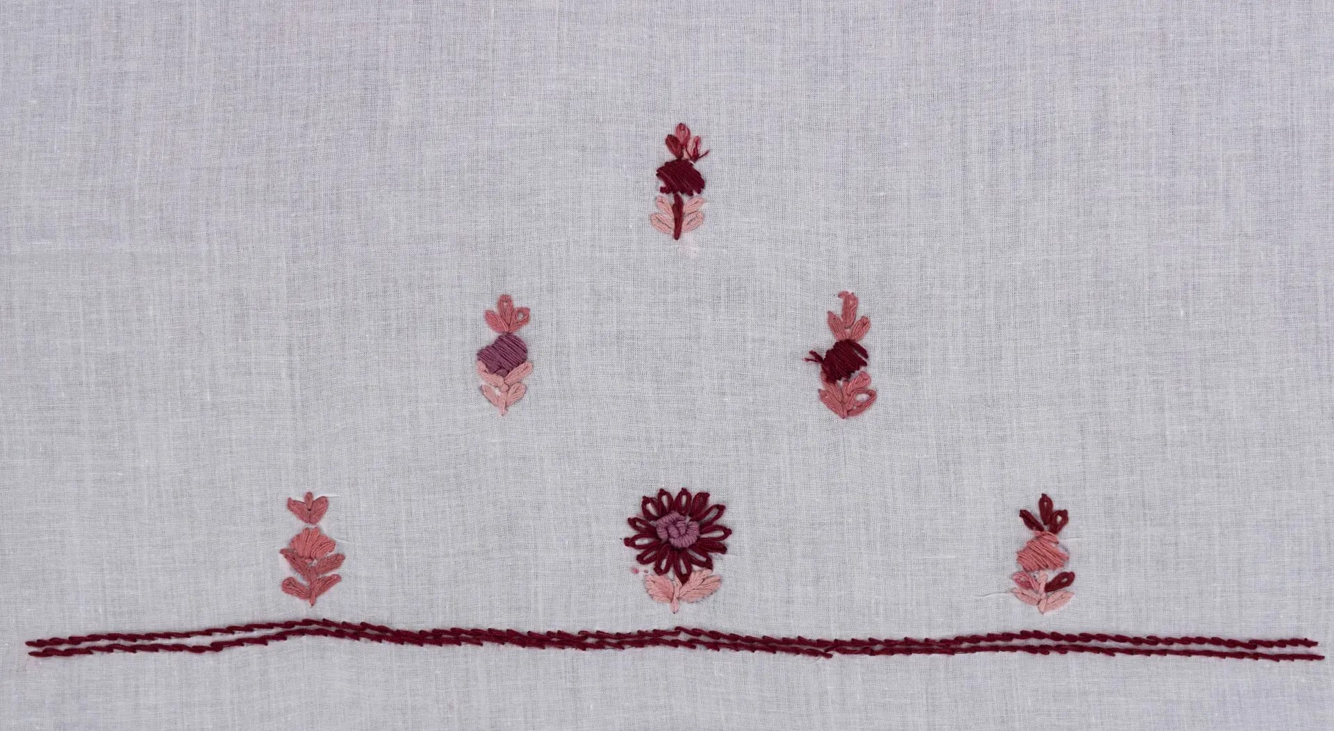 Adrika Hand Embroidered Cotton Unstitched 3 Piece Set