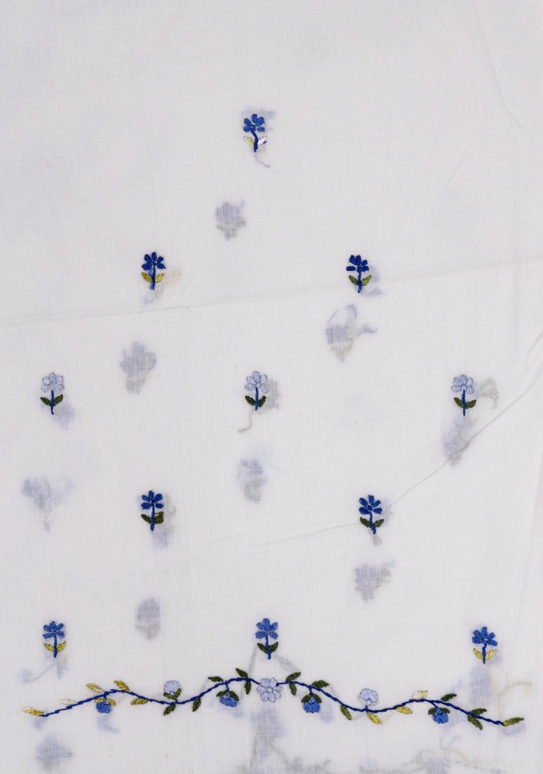 Beautifully Handcrafted Cotton Unstitched Kurta