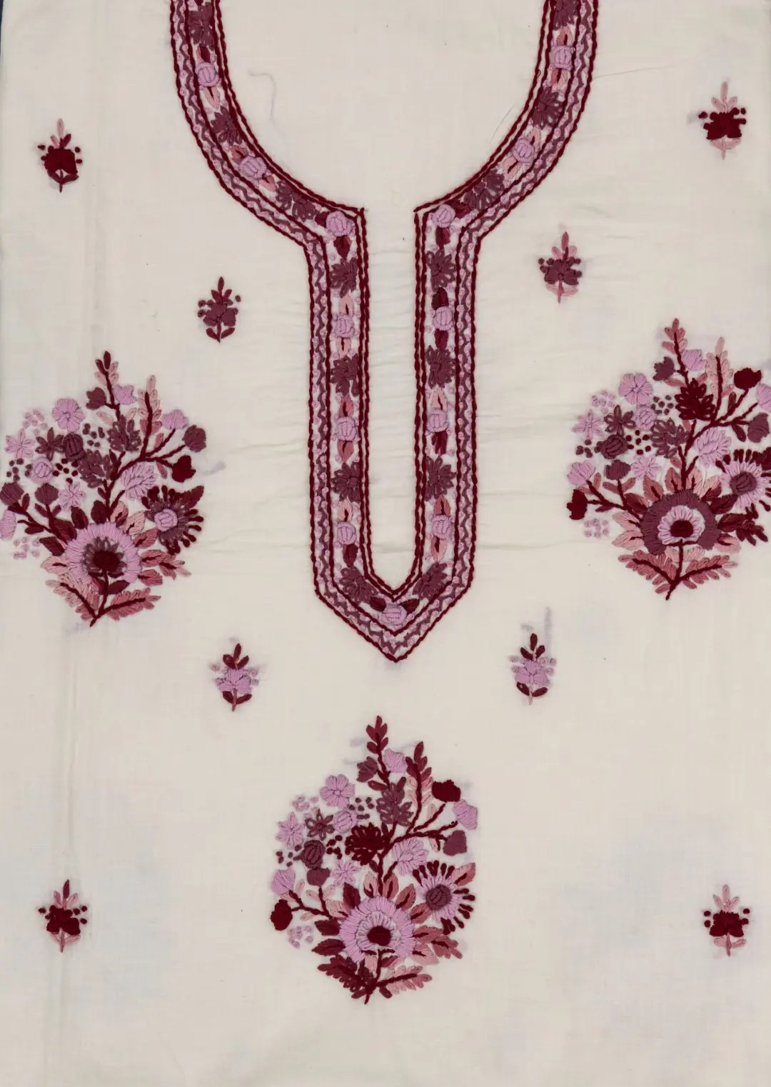 Adrika Cotton Kurta with Intricate Hand Embroidery