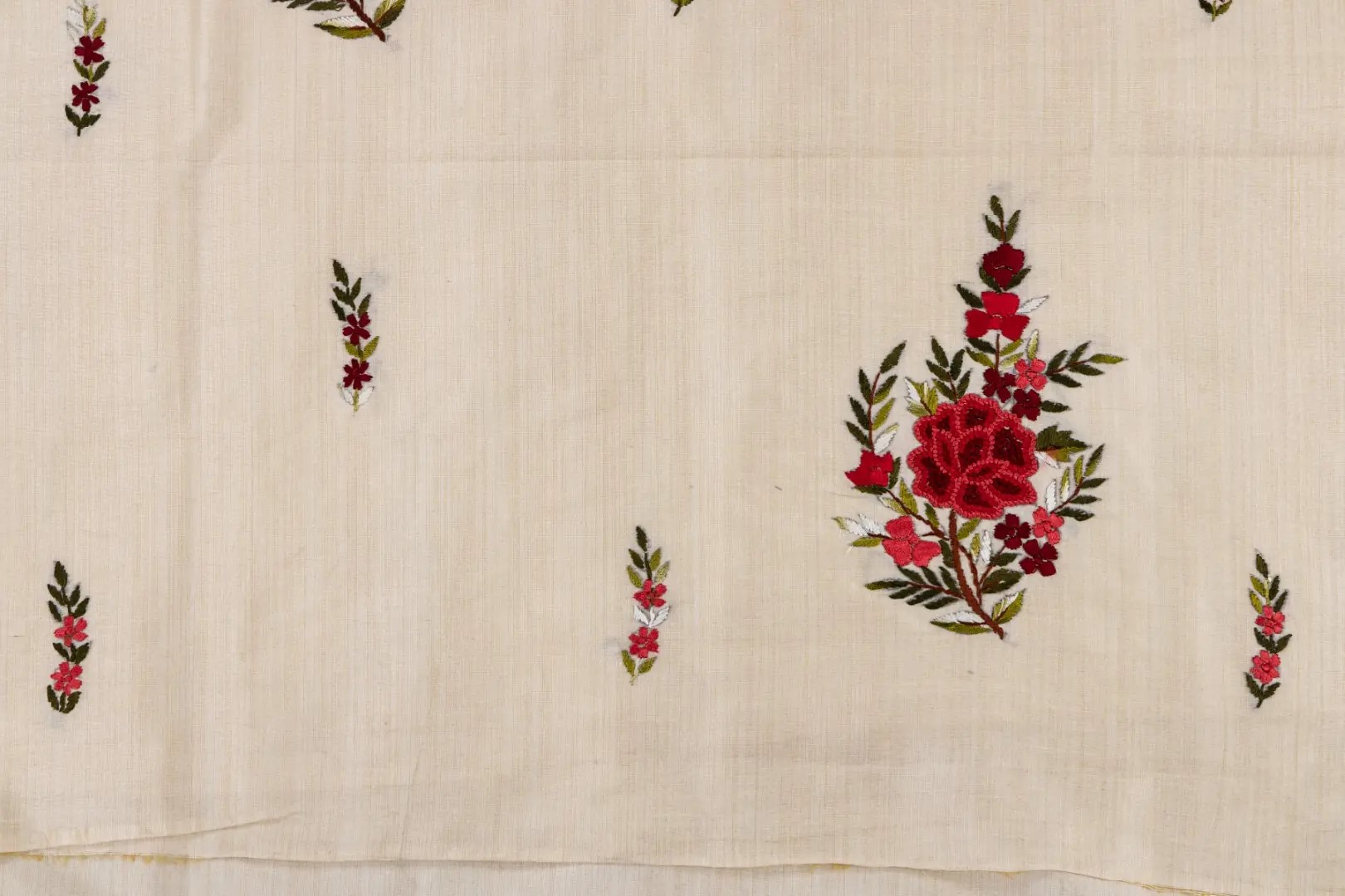Elegant Different Shades Of red Hand Embroidered Kurta set