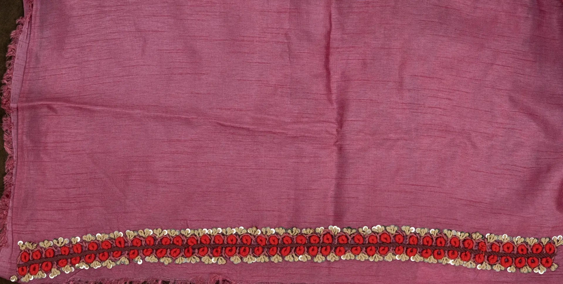 Elegant Adrika Onion Purple Dola Silk Kurta Set with Multicoloured Embroidery