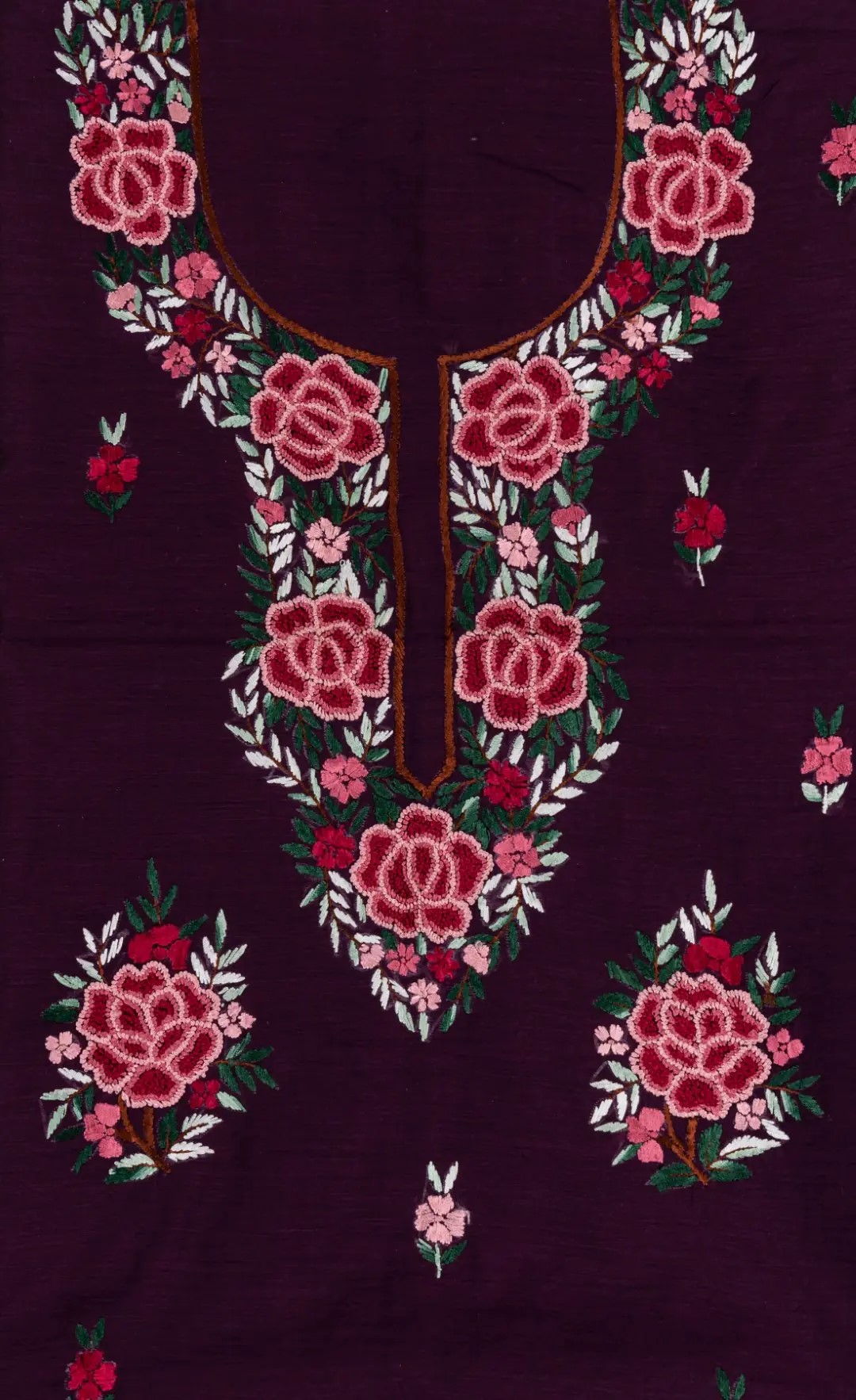 Handcrafted Adrika Chanderi Cotton Unstitched Kurta