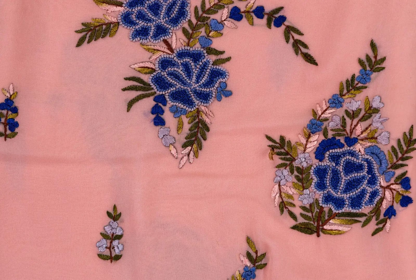 Handcrafted Ethnic Georgette Kurta by Adrika