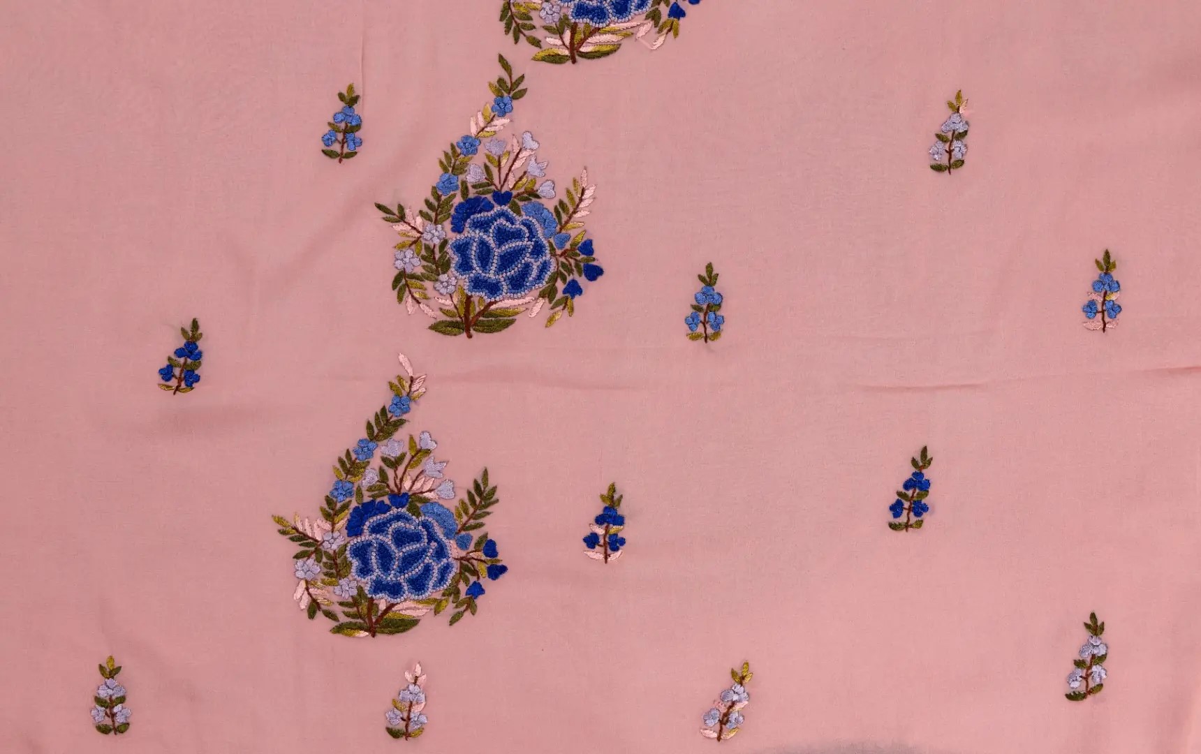 Adrika's Elegant Georgette Kurta with Hand Embroidery