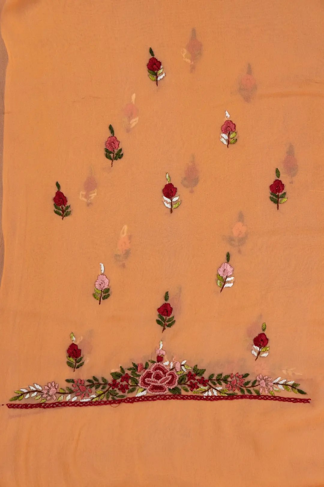 Elegant Adrika Hand Embroidered Georgette Kurta for Women