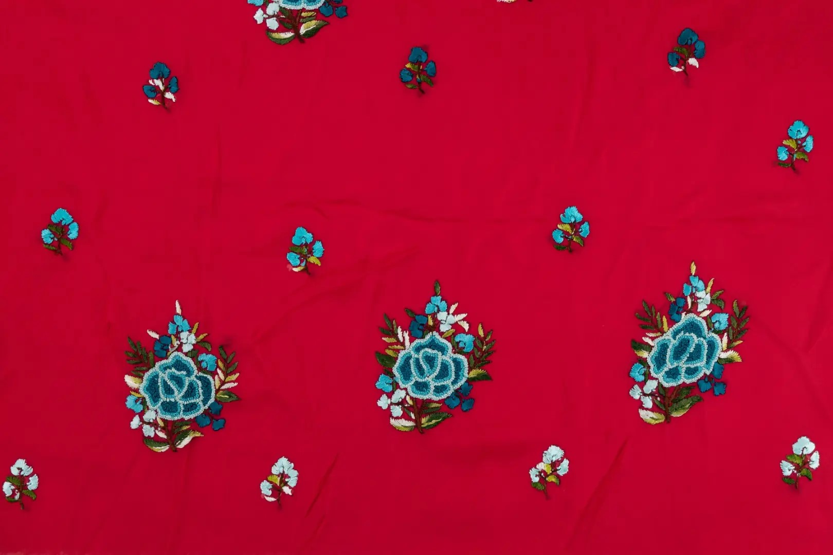 Adrika’s Hand Embroidered Georgette Unstitched Kurta
