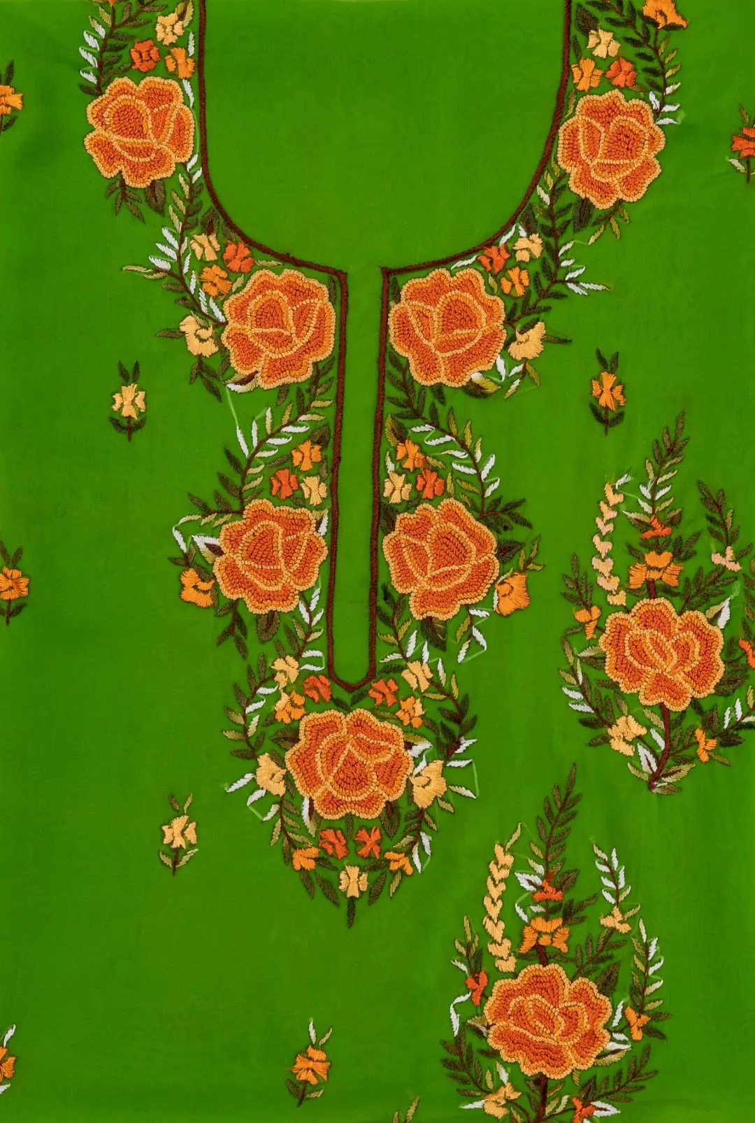 Handcrafted Adrika Georgette Unstitched Kurta