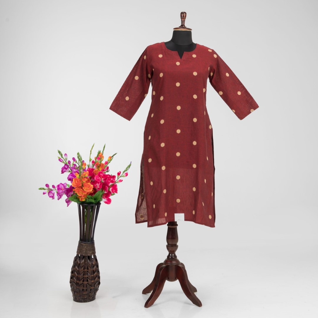 Adrika's Handcrafted Khadi Cotton Kurti