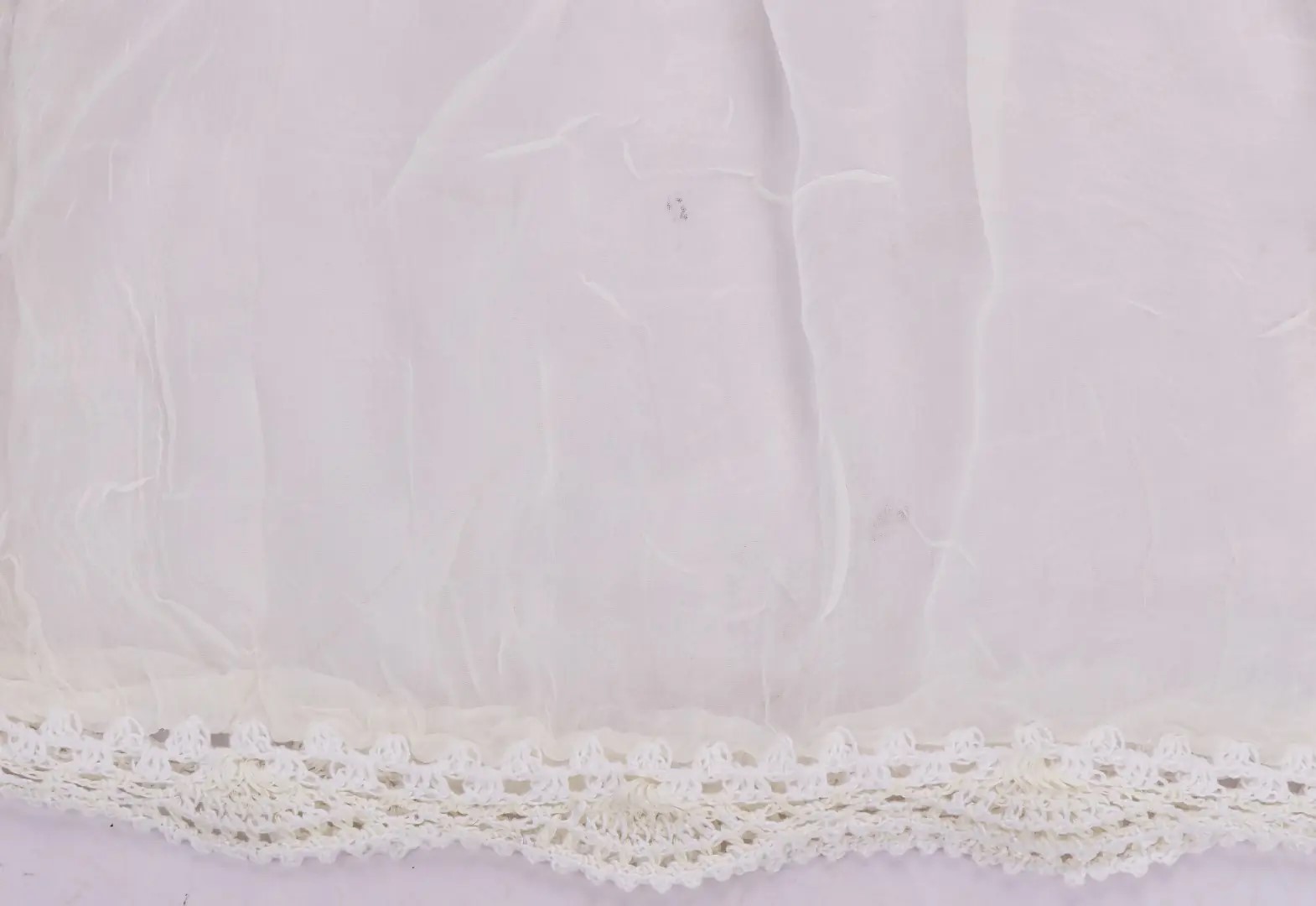 Premium Adrika Lucknow Chikankari Offwhite Cotton Hand Embroidered Unstitched Kurti Set
