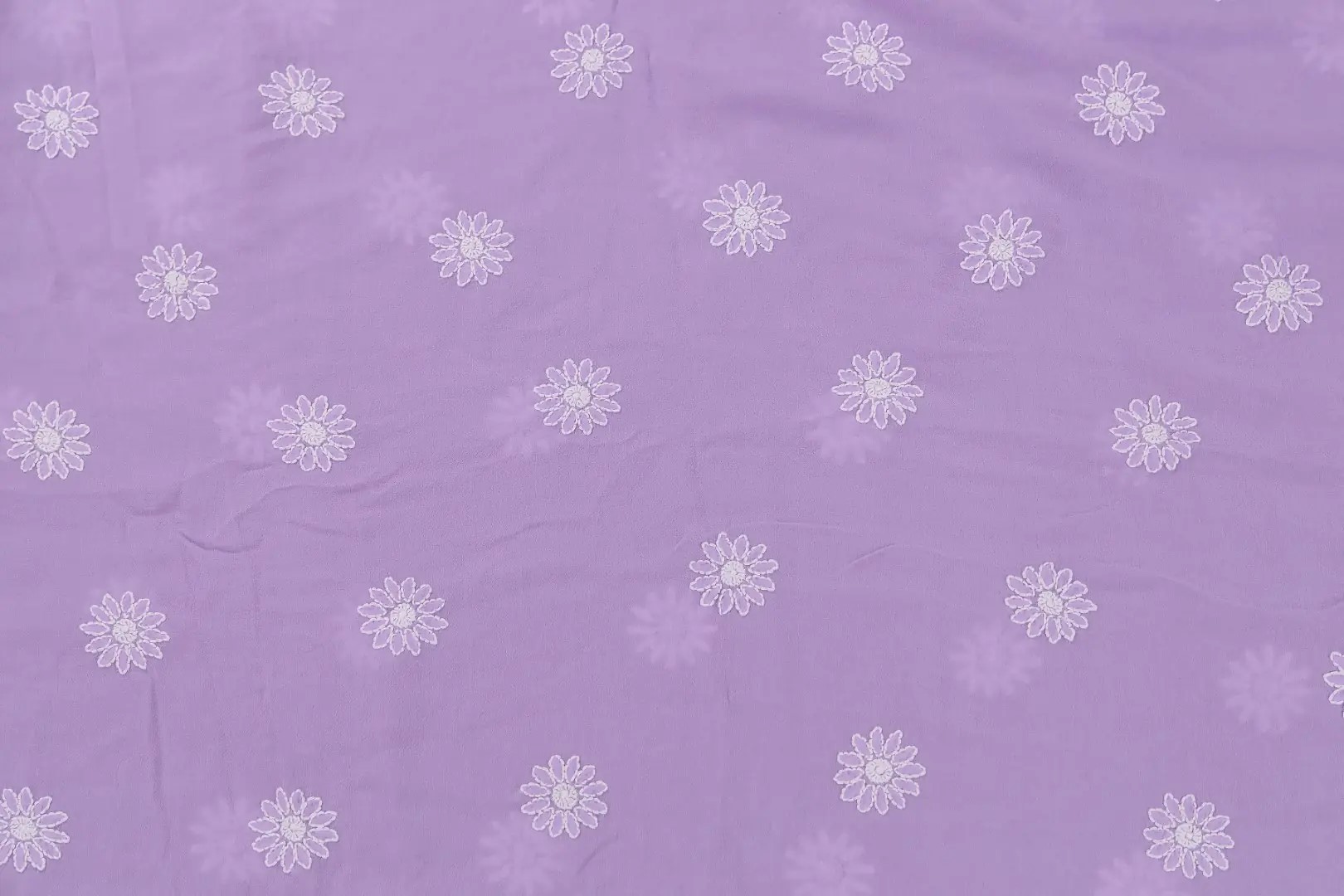 Luxurious Lucknow Chikankari Mauve Colour Georgette Unstitched 2-Piece Kurti Set by Adrika