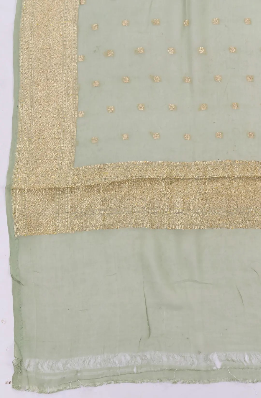 Embroidered Banarasi Dupatta Set by Adrika