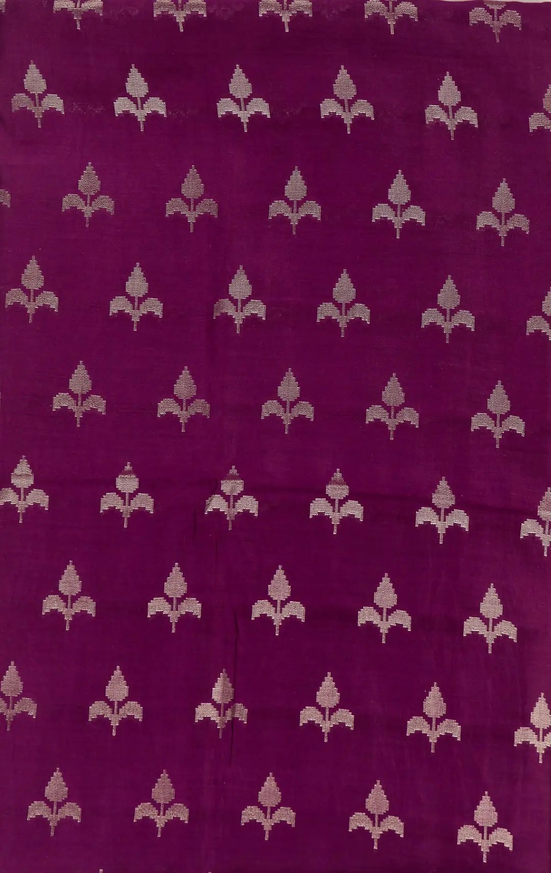 Munga Silk Wine Coloured Kurti & Dupatta Set with Zari Work