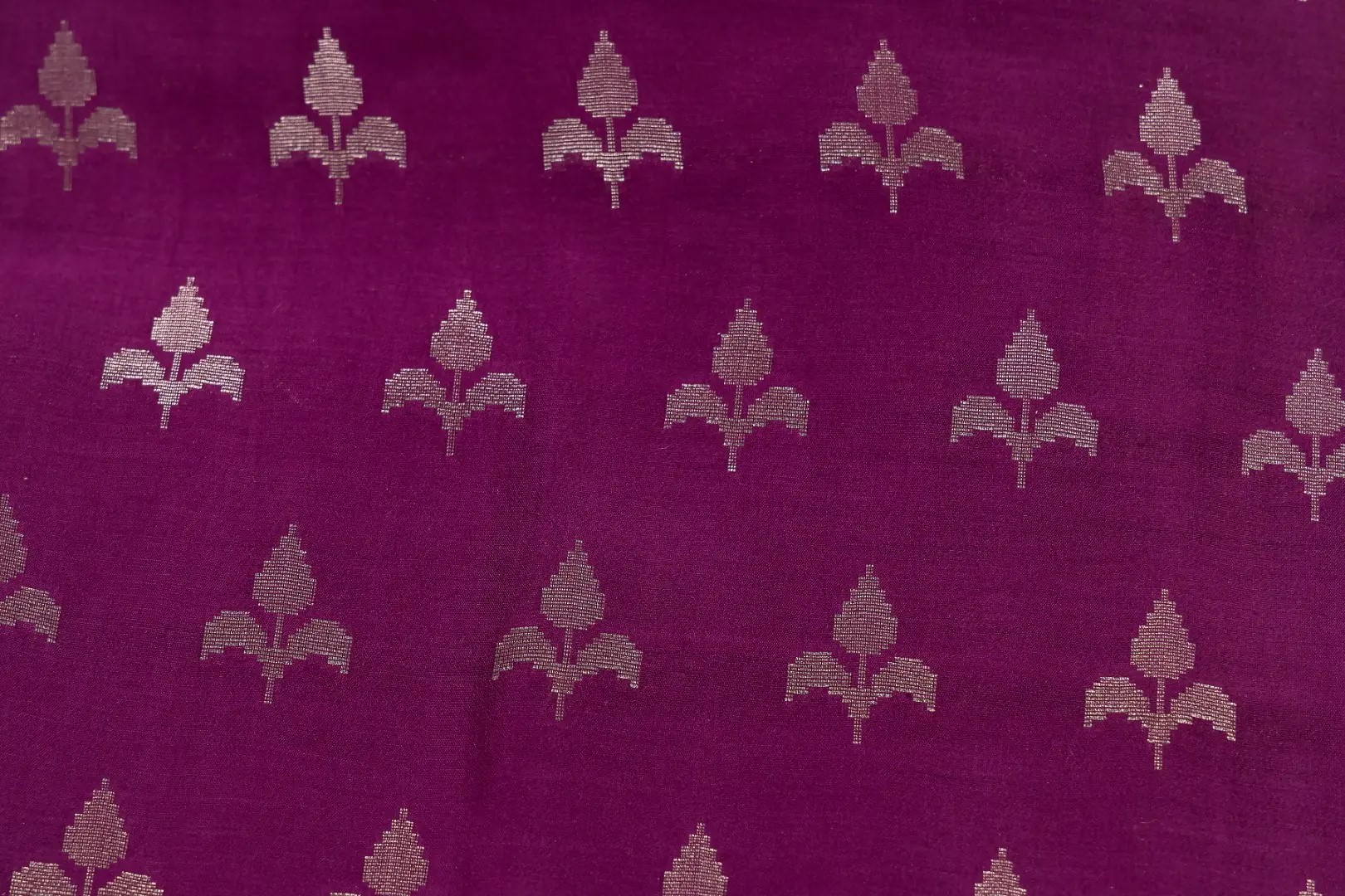 Adrika's Banarasi Munga Silk Wine Coloured Kurti & Dupatta Set with Zari Work