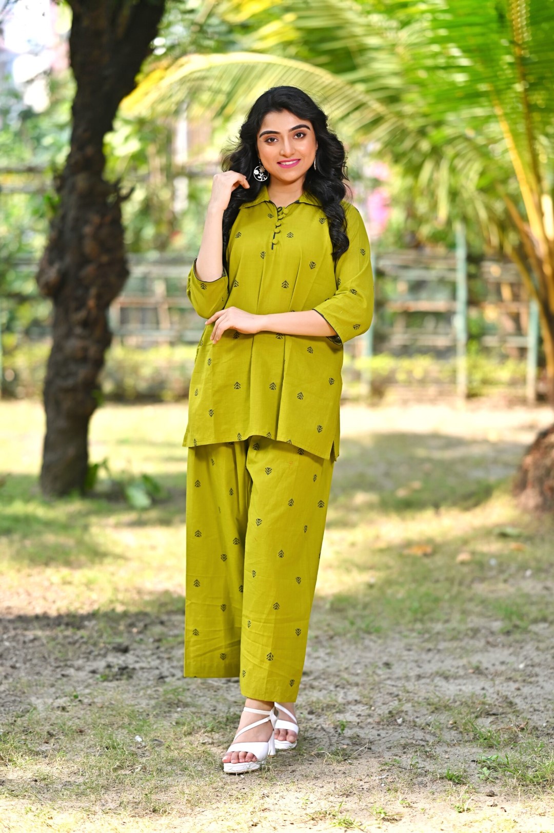 Adrika Khadi Cotton Coordinated Ensemble